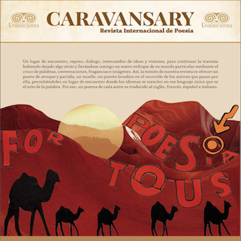 CARAVANSARY – La rivista internazionale di Poesia di Bogotà, Colombia (Uniediciones)